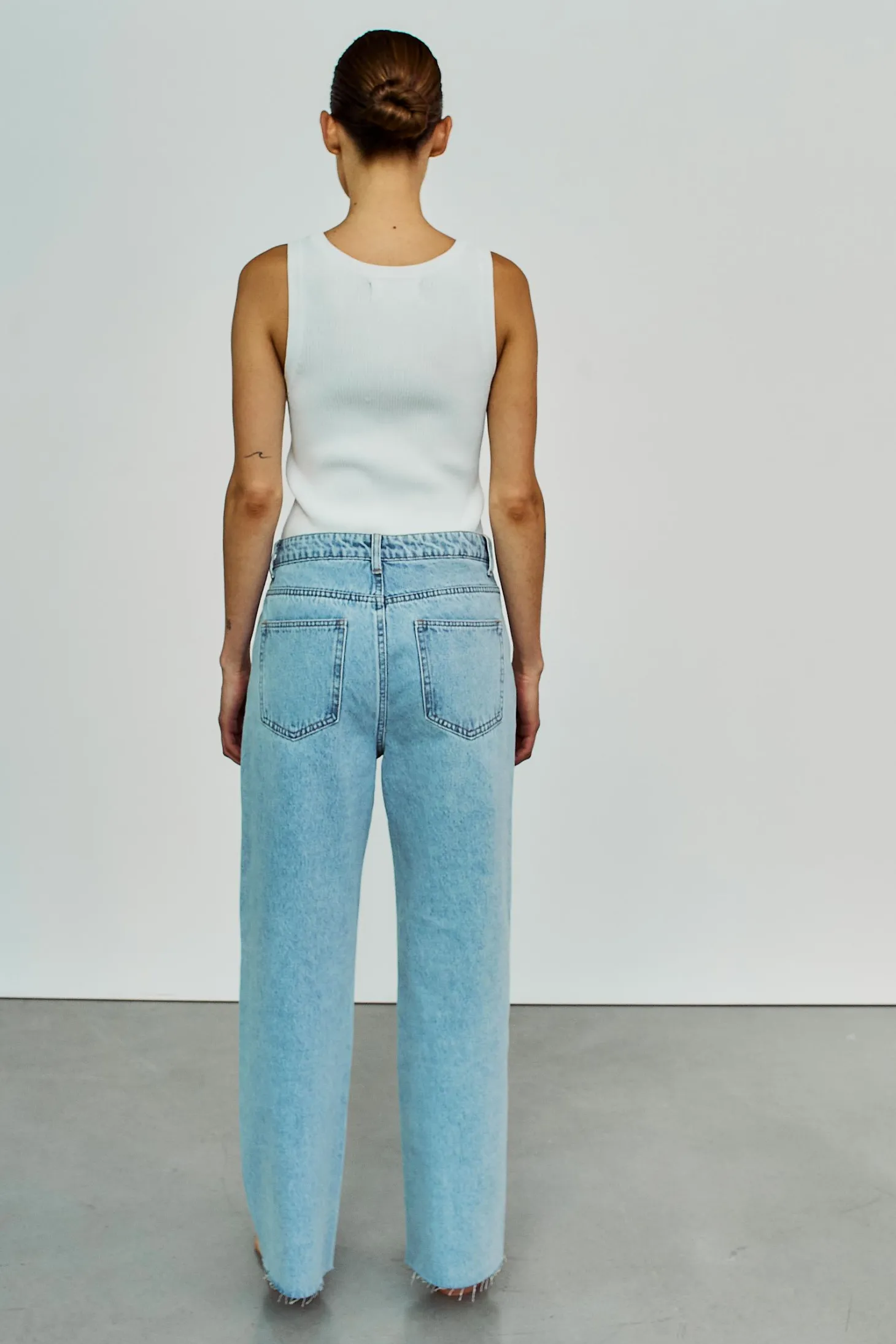 WBLABIGALE HW STRAIGHT JEANS