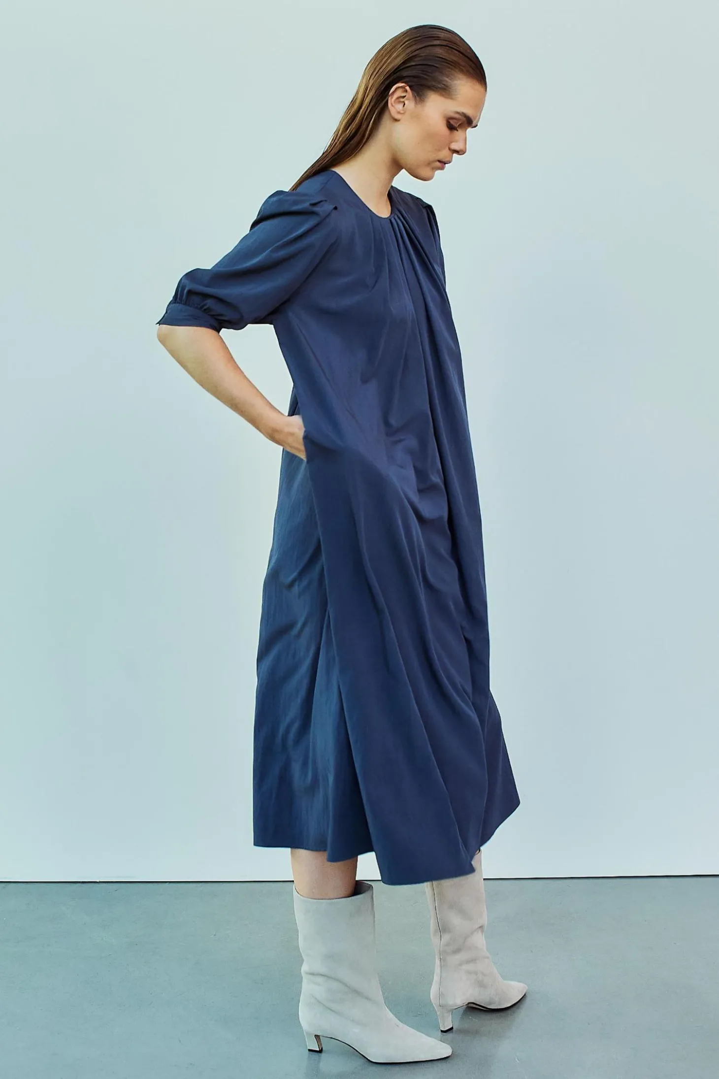 WBLADDISON 3/4 SLEEVE DRESS