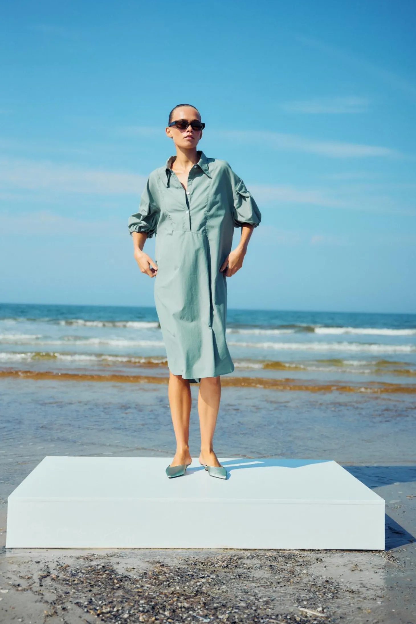 WBLAGDA SS MIDI DRESS