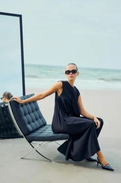 WBLAGNETA SL MIDI DRESS