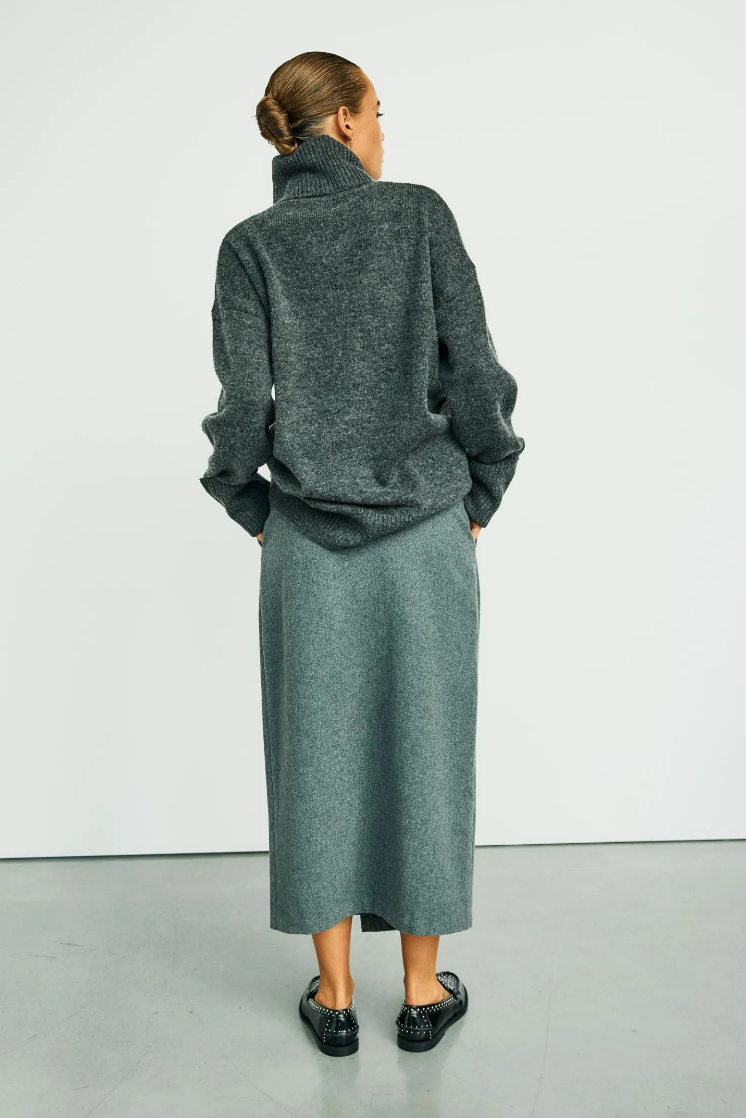 WBLALVA LONG ROLL NECK SWEATER