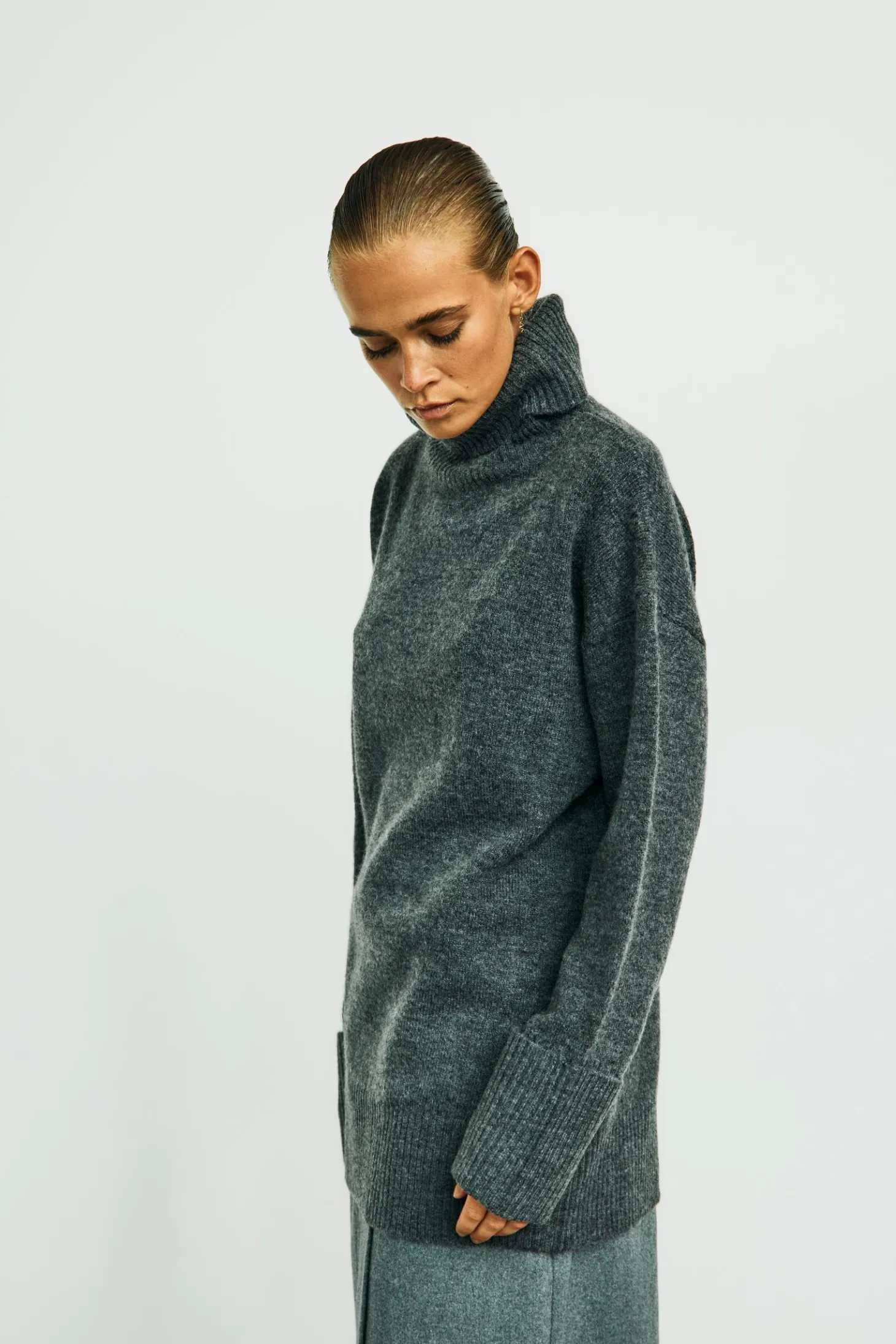 WBLALVA LONG ROLL NECK SWEATER