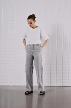 WBLCARLA HW WIDE DENIM PANT