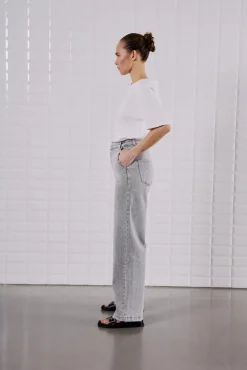WBLCARLA HW WIDE DENIM PANT