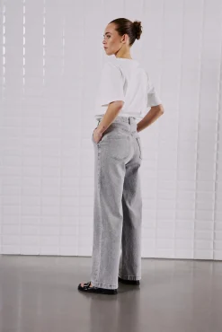 WBLCARLA HW WIDE DENIM PANT