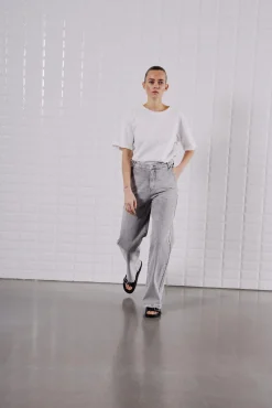 WBLCARLA HW WIDE DENIM PANT