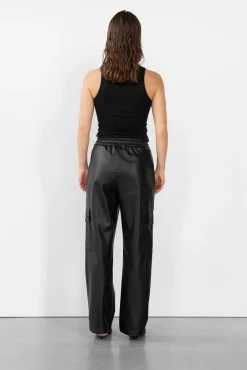 WBLEVERLY VEGAN LEATHER PANTS
