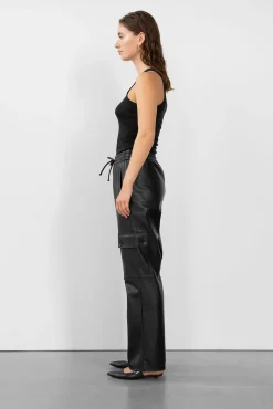 WBLEVERLY VEGAN LEATHER PANTS
