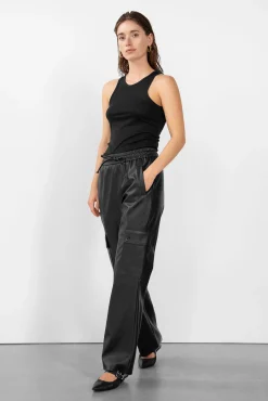 WBLEVERLY VEGAN LEATHER PANTS