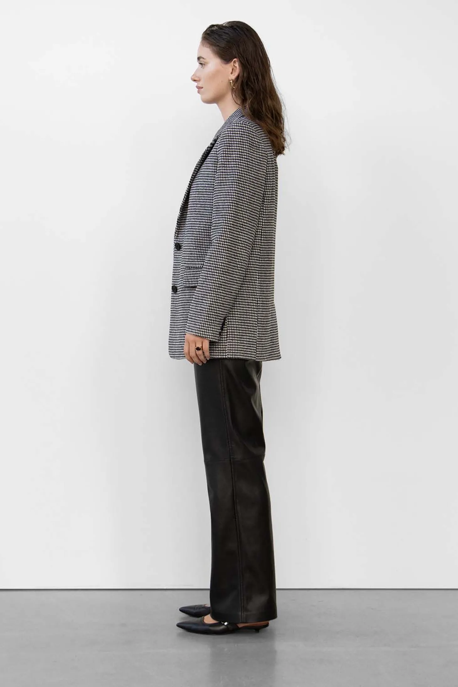 WBLFATE DITSY CHECK BLAZER