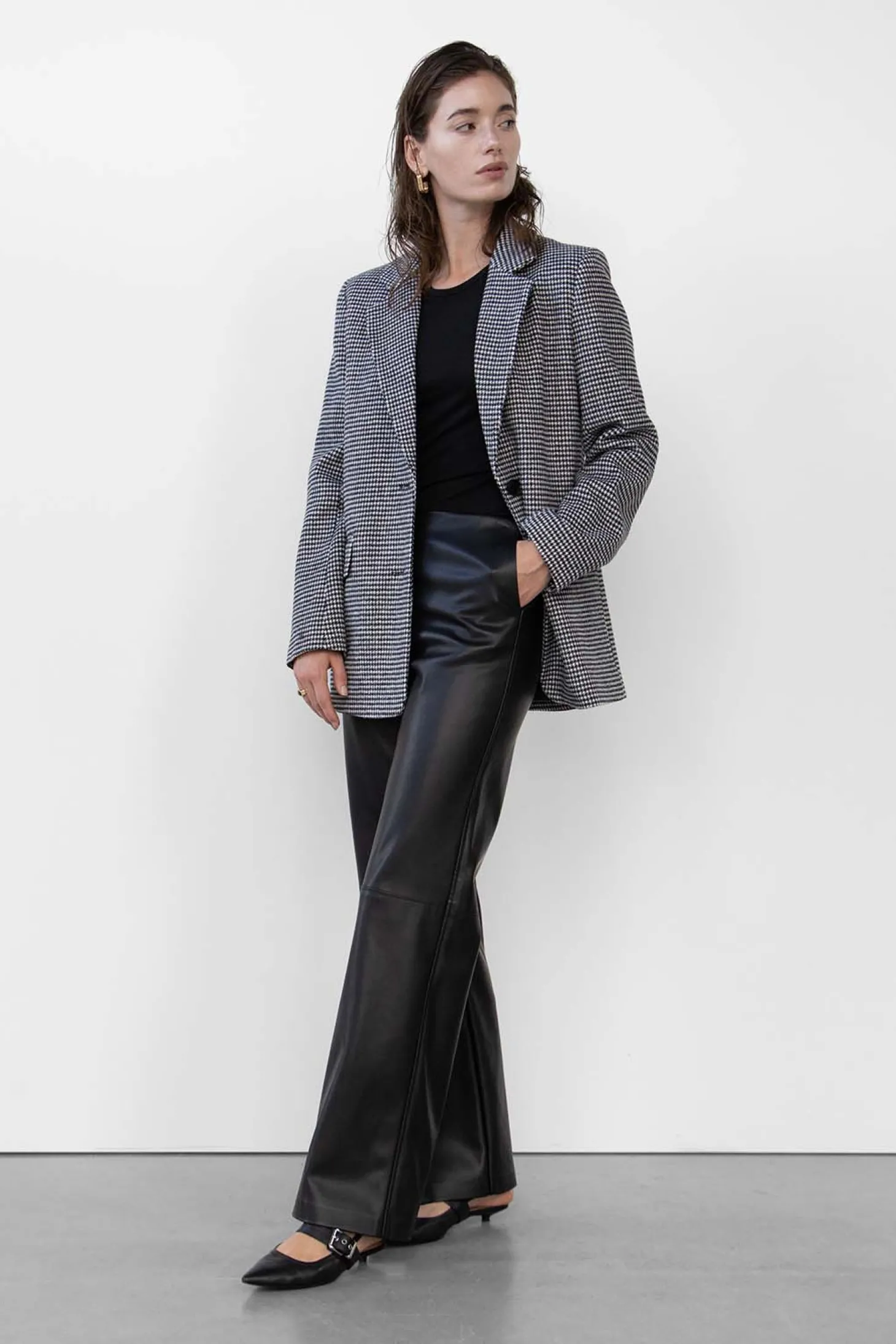 WBLFATE DITSY CHECK BLAZER