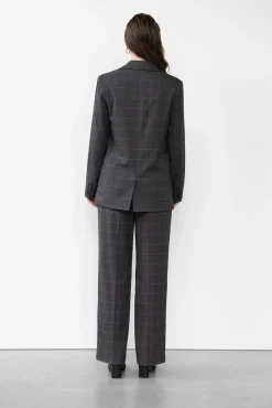 WBLFATE GRID CHECK BLAZER