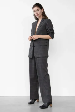 WBLFATE GRID CHECK BLAZER