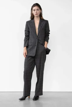 WBLFATE GRID CHECK BLAZER