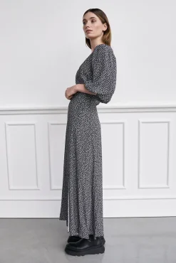 WBLFELINE WRAP MAXI DRESS