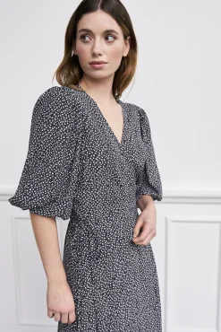 WBLFELINE WRAP MAXI DRESS