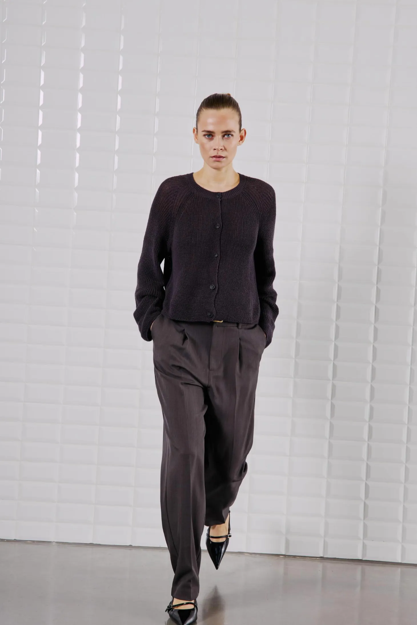 WBLINDIANA LS O-NECK CARDIGAN