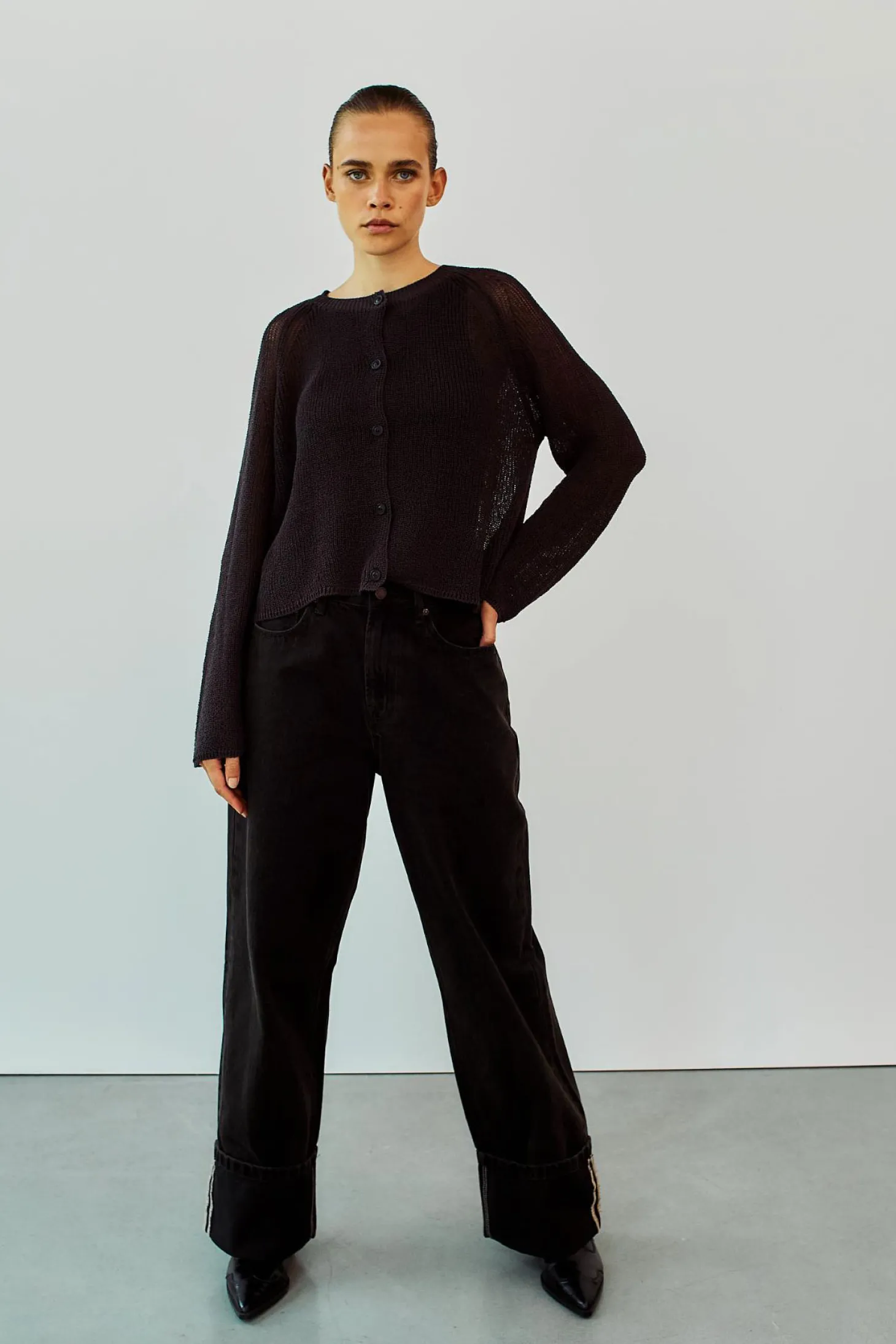 WBLINDIANA LS O-NECK CARDIGAN