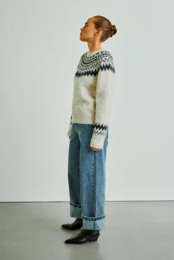 WBLIVY LS FAIR ISLE PULLOVER