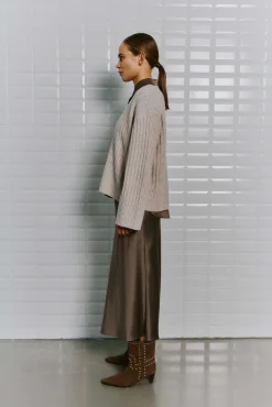WBLJOANNE LS V-NECK PULLOVER