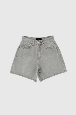 WBLKAROLINA GREY DENIM SHORTS