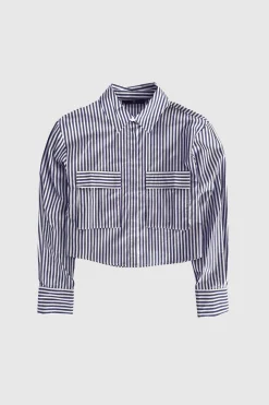 WBLLEMON LS CROPPED SHIRT