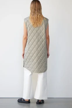 WBLLIVA QUILTED LONG WAISTCOAT