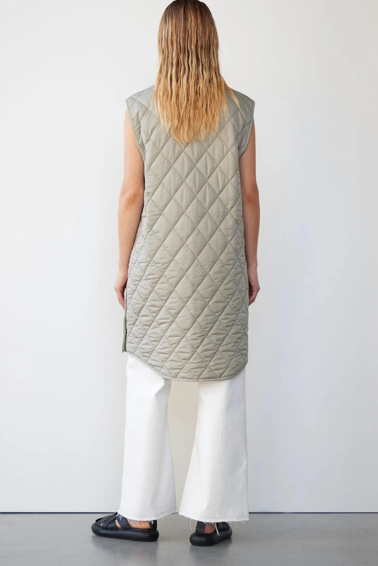 WBLLIVA QUILTED LONG WAISTCOAT