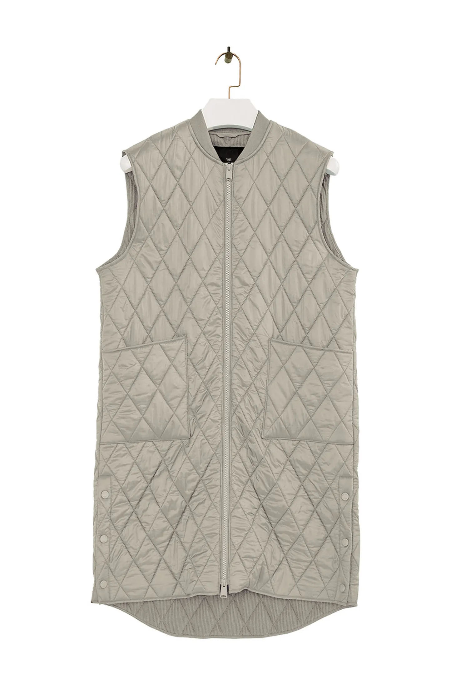 WBLLIVA QUILTED LONG WAISTCOAT