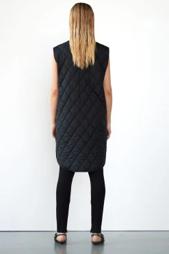 WBLLIVA QUILTED LONG WAISTCOAT