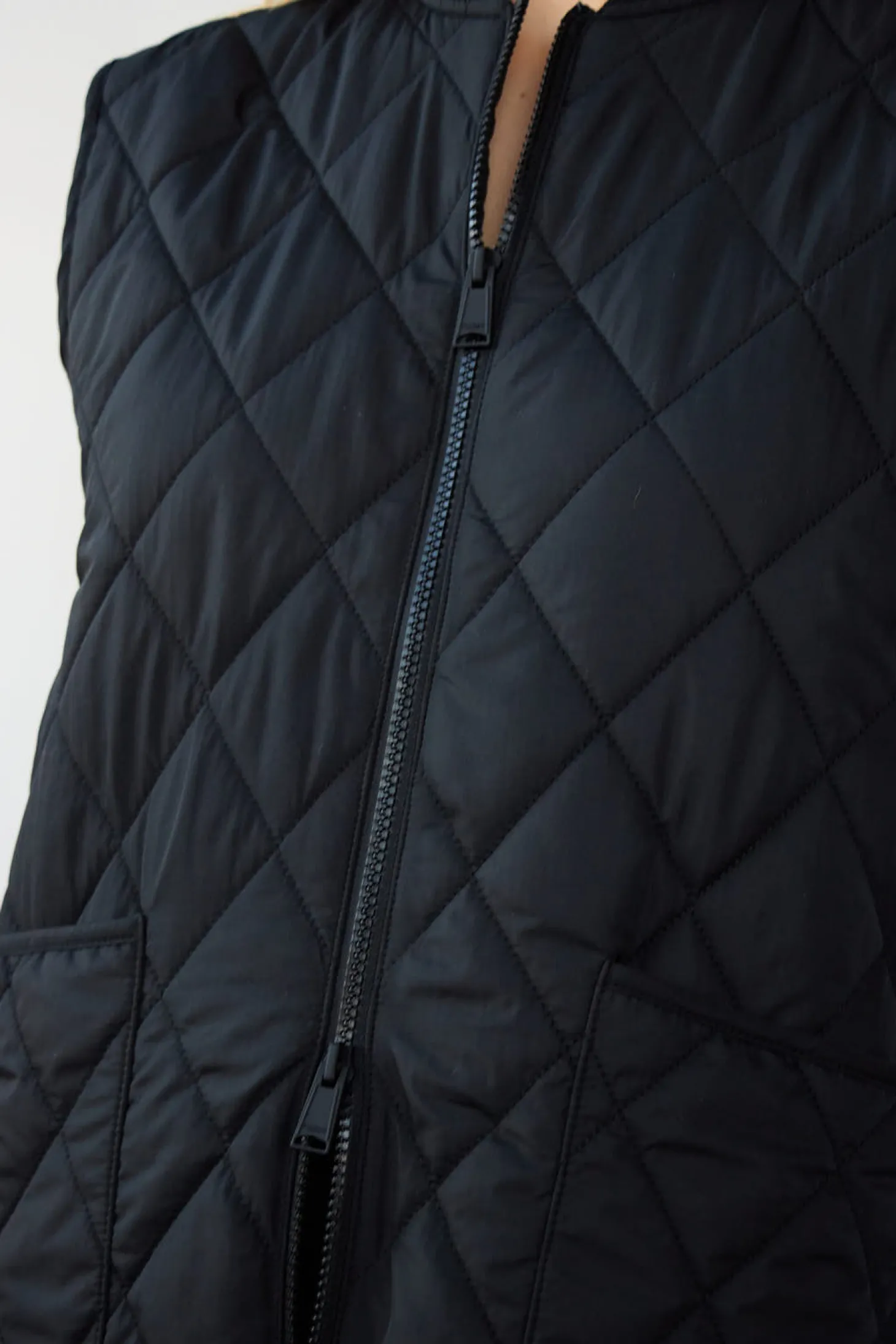 WBLLIVA QUILTED LONG WAISTCOAT