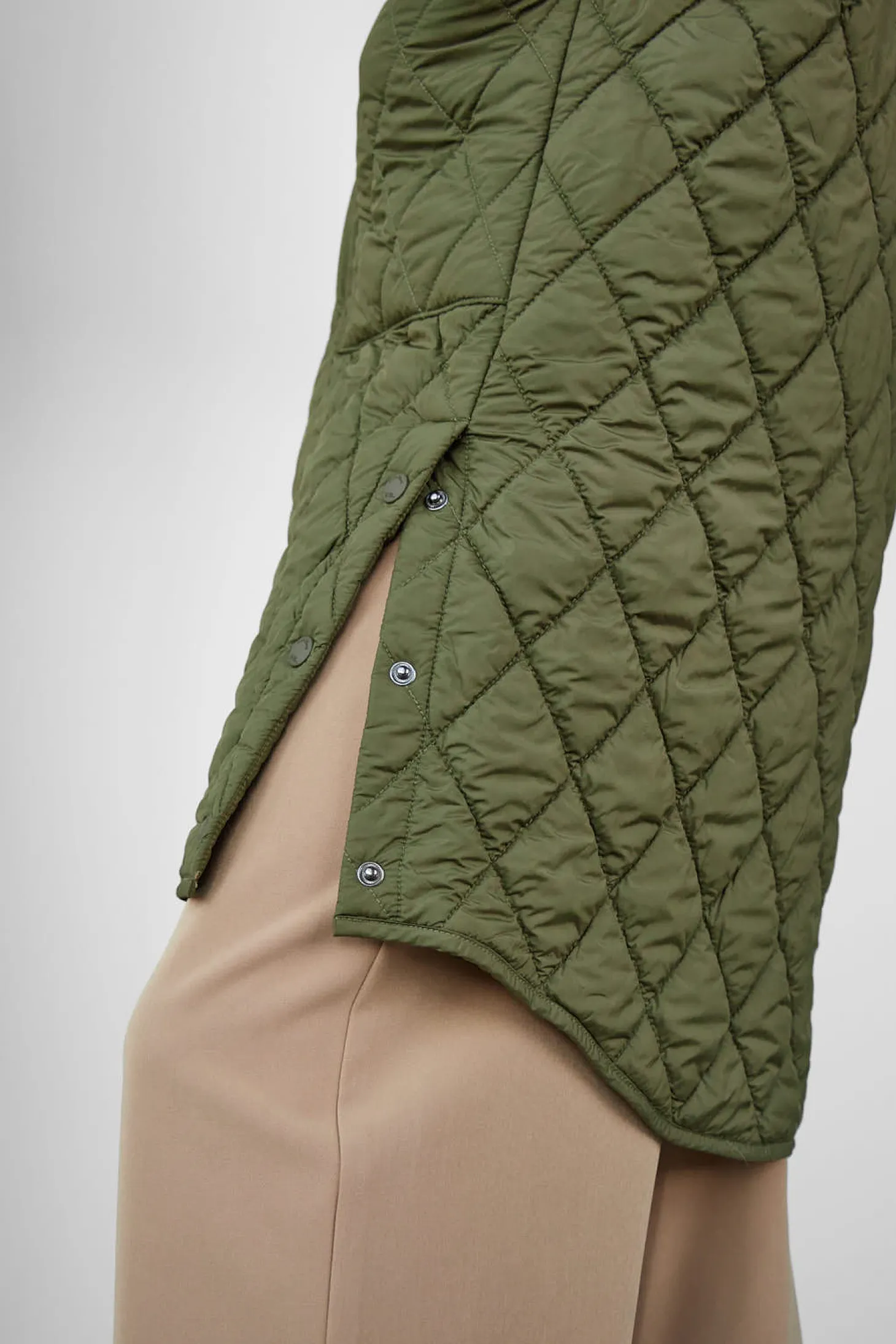 WBLLIVA QUILTED LONG WAISTCOAT