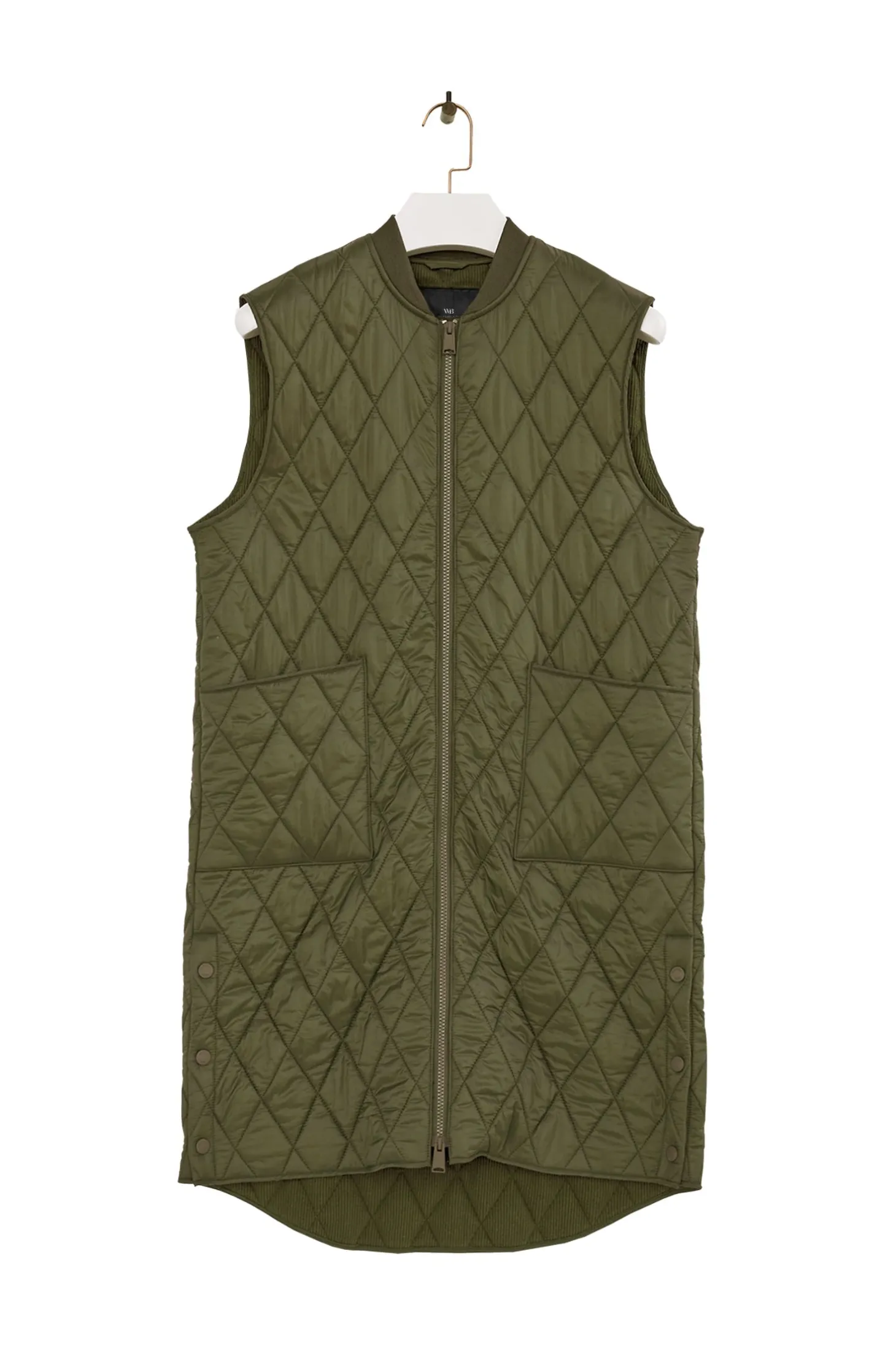 WBLLIVA QUILTED LONG WAISTCOAT