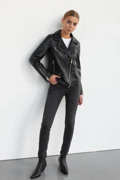 WBLMELISSA FAUX LEATHER BIKER