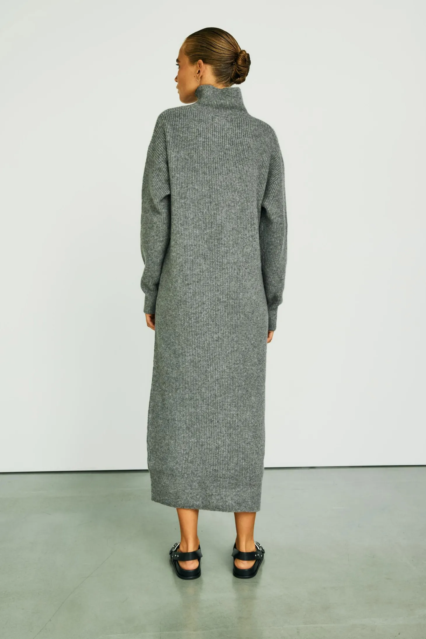 WBLMELODI LS LONG KNIT DRESS