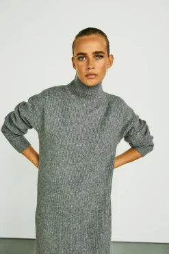 WBLMELODI LS LONG KNIT DRESS