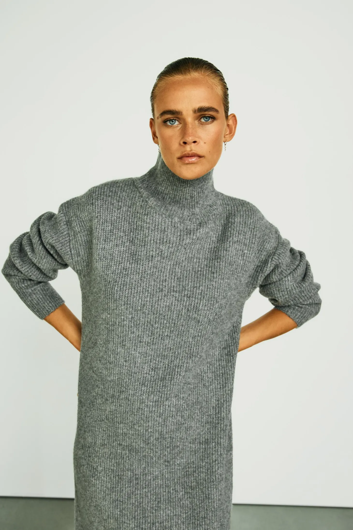 WBLMELODI LS LONG KNIT DRESS