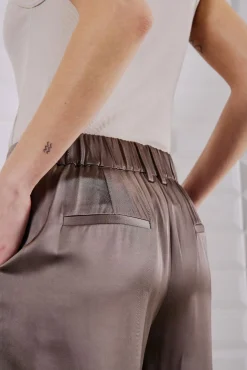 WBLMILAN SATEEN WIDE PANT