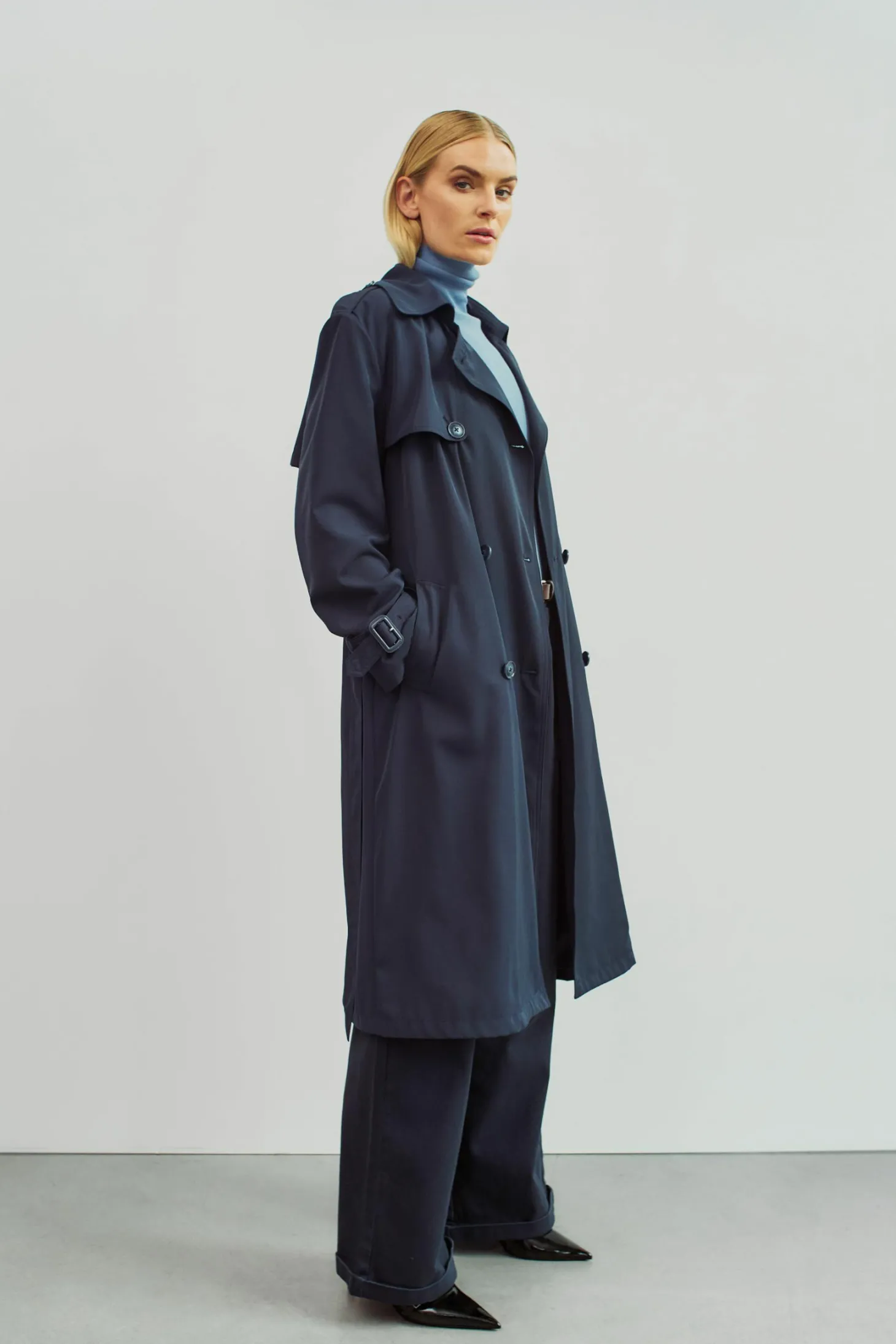 WBLNOISE TRENCH COAT