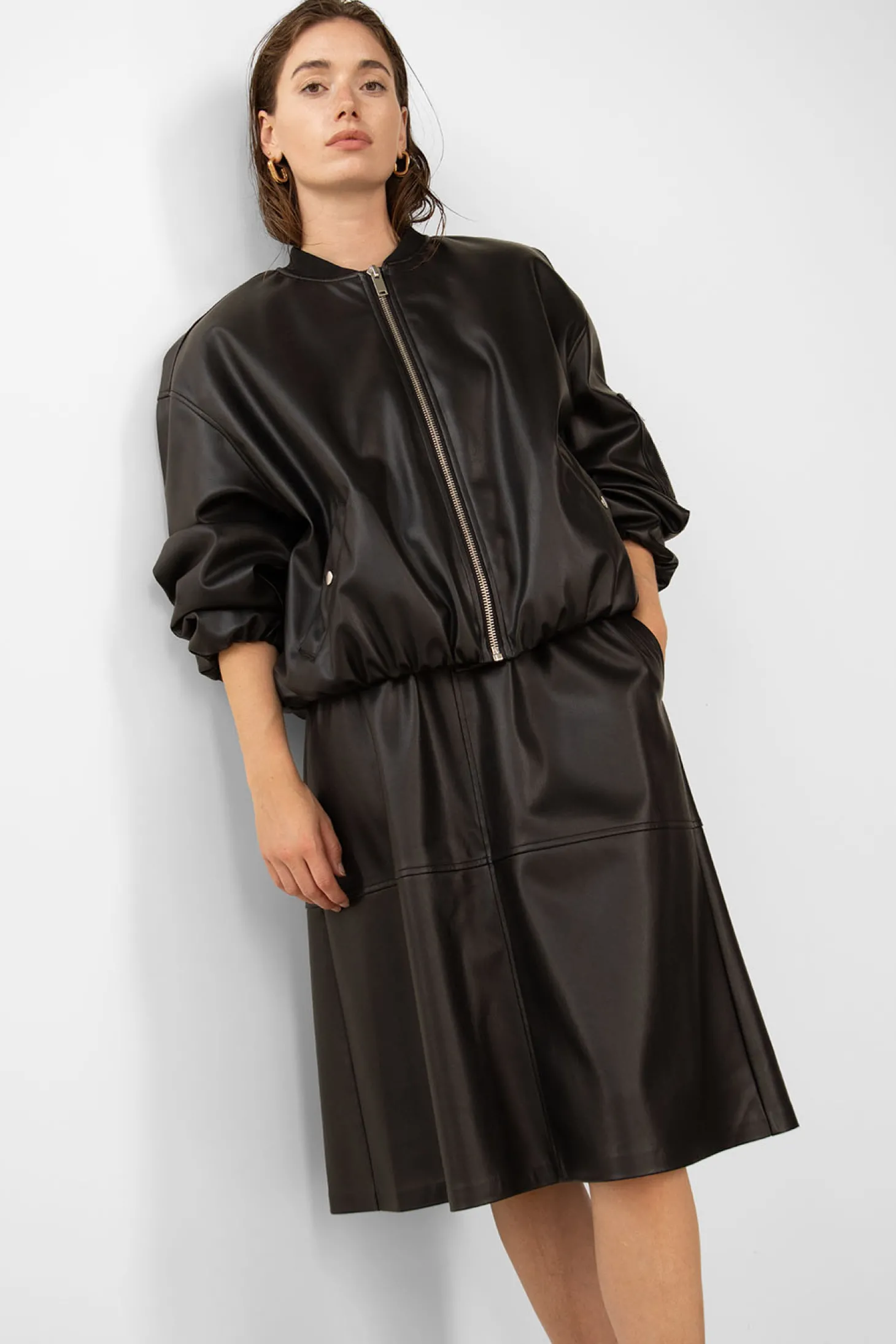 WBLNOVA VEGAN LEATHER SKIRT