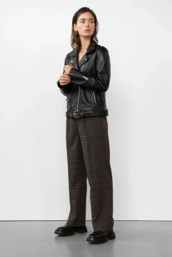 WBLPASADENA REAL LEATHER BIKER