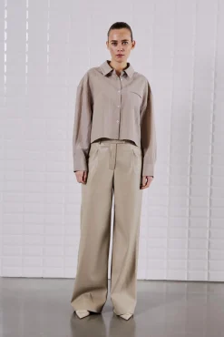 WBLQUINIE LS CROPPED SHIRT