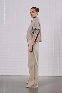 WBLQUINIE LS CROPPED SHIRT