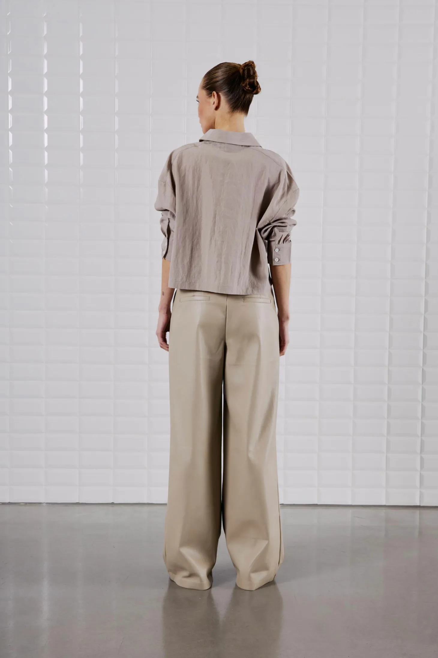 WBLQUINIE LS CROPPED SHIRT