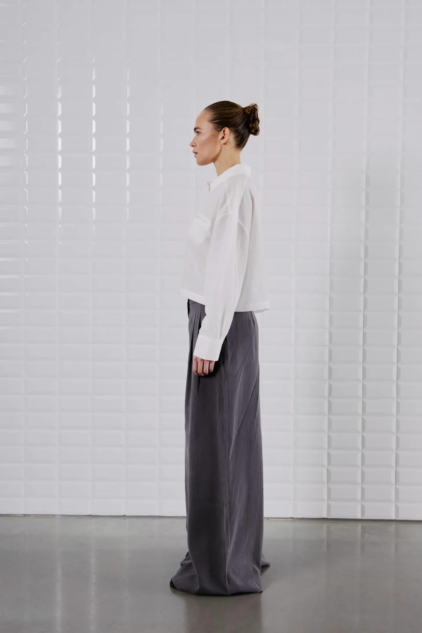 WBLQUINIE LS CROPPED SHIRT