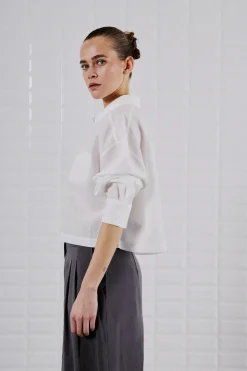 WBLQUINIE LS CROPPED SHIRT