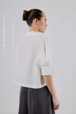 WBLQUINIE LS CROPPED SHIRT