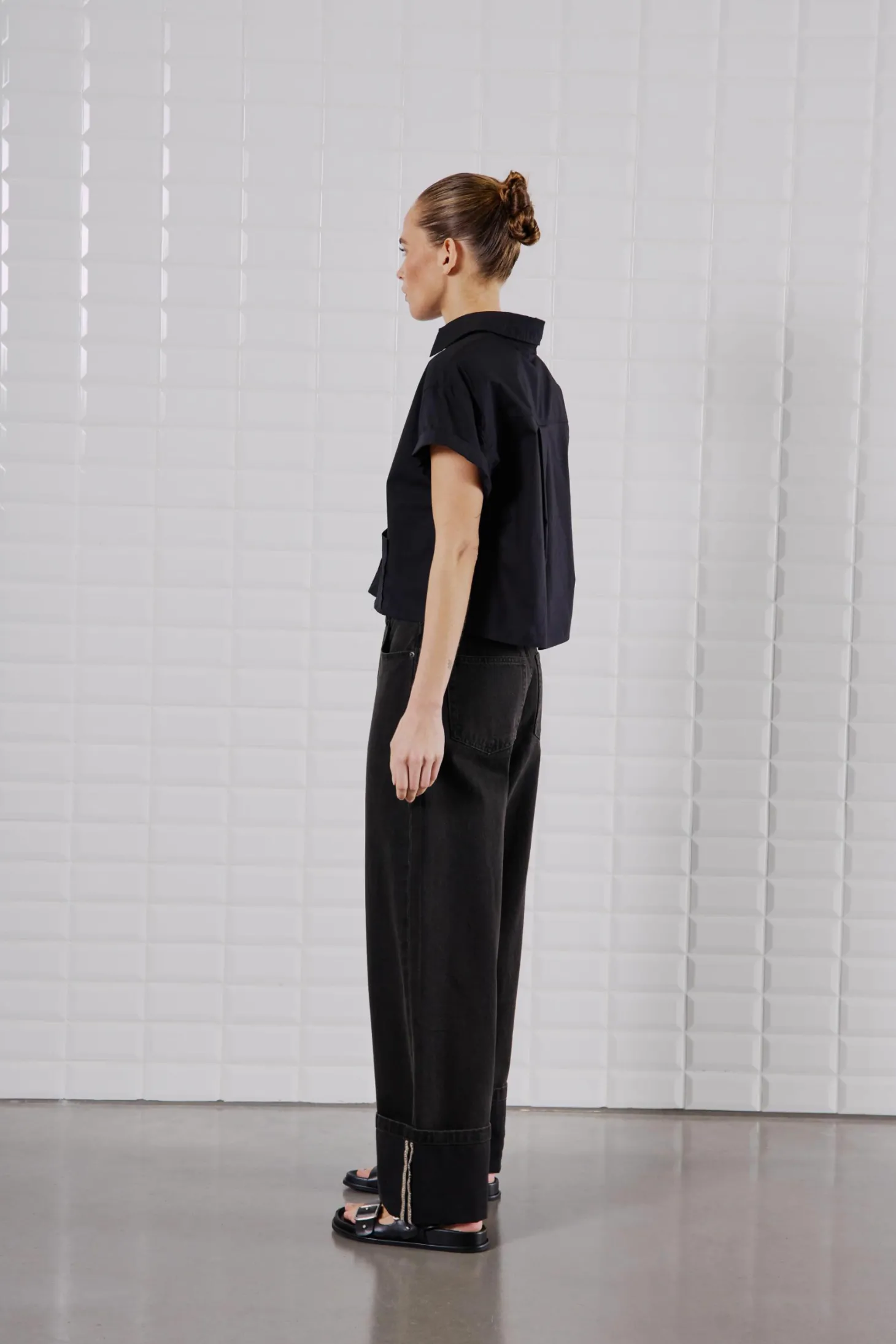 WBLSHAY SS CROOPPED SHIRT