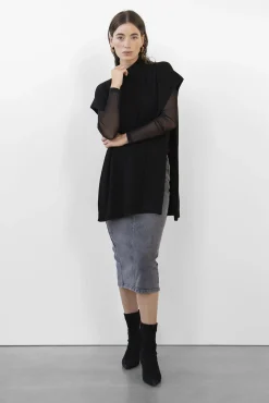 WBLSIMONA RIB PONCHO