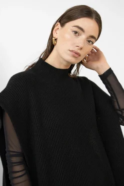 WBLSIMONA RIB PONCHO